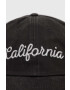 American Needle șapcă de baseball din bumbac California culoarea negru cu imprimeu - Pled.ro