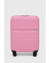 American Tourister valiza culoarea galben - Pled.ro