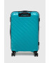 American Tourister valiză culoarea galben - Pled.ro