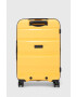 American Tourister valiză culoarea galbenă - Pled.ro