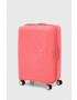 American Tourister valiză culoarea roz - Pled.ro