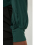 Answear Lab bluza femei culoarea verde neted - Pled.ro