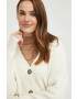 Answear Lab cardigan de lana femei culoarea bej light - Pled.ro