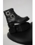 Answear Lab Cizme de piele femei culoarea negru cu toc drept - Pled.ro