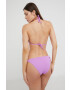 Answear Lab costum de baie culoarea albastru marin cupa rigidizata - Pled.ro