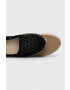 Answear Lab espadrile culoarea negru cu platforma - Pled.ro