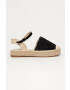 Answear Lab Espadrile Best Shoes culoarea negru cu platformă - Pled.ro