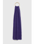 Answear Lab fular de lana culoarea violet neted - Pled.ro