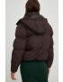 Answear Lab geaca femei culoarea maro de iarna oversize - Pled.ro