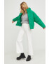 Answear Lab geaca femei culoarea verde de iarna oversize - Pled.ro