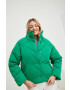 Answear Lab geaca femei culoarea verde de iarna oversize - Pled.ro