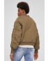 Answear Lab geaca bomber femei culoarea verde de tranzitie - Pled.ro