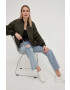 Answear Lab geaca bomber femei culoarea negru de tranzitie - Pled.ro