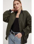 Answear Lab geaca bomber femei culoarea negru de tranzitie - Pled.ro