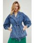 Answear Lab geaca jeans femei de tranzitie oversize - Pled.ro