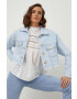 Answear Lab geaca jeans femei de tranzitie oversize - Pled.ro