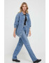 Answear Lab geaca jeans Premium Jeans femei de tranzitie oversize - Pled.ro