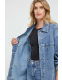 Answear Lab geaca jeans Premium Jeans femei de tranzitie oversize - Pled.ro