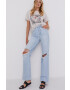 Answear Lab Jeans femei high waist - Pled.ro