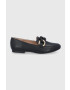 Answear Lab mocasini femei culoarea negru cu toc plat - Pled.ro