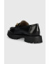 Answear Lab mocasini femei culoarea negru cu toc plat - Pled.ro