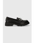 Answear Lab mocasini femei culoarea negru cu toc plat - Pled.ro