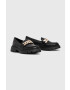 Answear Lab mocasini femei culoarea negru cu toc plat - Pled.ro