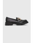 Answear Lab mocasini femei culoarea negru cu toc plat - Pled.ro