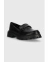 Answear Lab mocasini femei culoarea negru cu platforma - Pled.ro