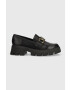 Answear Lab mocasini femei culoarea negru cu toc plat - Pled.ro