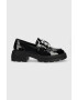 Answear Lab mocasini femei culoarea negru cu platforma - Pled.ro