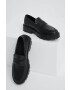 Answear Lab mocasini femei culoarea negru cu platforma - Pled.ro