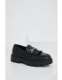 Answear Lab mocasini femei culoarea negru cu platforma - Pled.ro