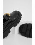 Answear Lab mocasini femei culoarea negru cu toc plat - Pled.ro