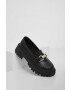 Answear Lab mocasini femei culoarea negru cu toc plat - Pled.ro