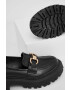 Answear Lab mocasini femei culoarea negru cu toc plat - Pled.ro