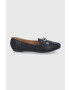 Answear Lab Mocasini femei culoarea negru cu toc plat - Pled.ro