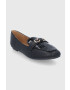 Answear Lab Mocasini femei culoarea negru cu toc plat - Pled.ro