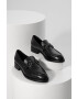 Answear Lab mocasini de piele femei culoarea negru cu platforma - Pled.ro