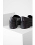 Answear Lab mocasini de piele femei culoarea negru cu platforma - Pled.ro