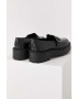 Answear Lab mocasini de piele femei culoarea negru cu platforma - Pled.ro