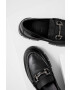 Answear Lab mocasini de piele X limited collection NO SHAME femei culoarea negru cu platforma - Pled.ro