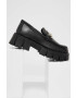 Answear Lab mocasini de piele X limited collection NO SHAME femei culoarea negru cu platforma - Pled.ro