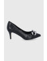 Answear Lab Pantofi cu toc culoarea negru - Pled.ro