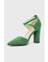 Answear Lab pantofi cu toc culoarea verde - Pled.ro