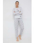 Answear Lab pijama femei culoarea gri - Pled.ro