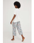 Answear Lab pijama femei culoarea alb - Pled.ro