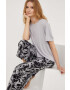 Answear Lab pijama femei culoarea gri - Pled.ro