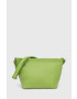 Answear Lab poseta de piele culoarea verde - Pled.ro