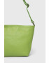 Answear Lab poseta de piele culoarea verde - Pled.ro